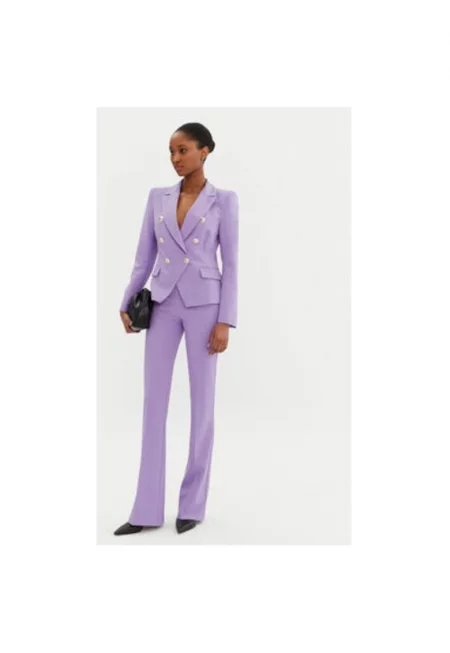 Дамски панталон -  305264732 - Полиестер - Лилав