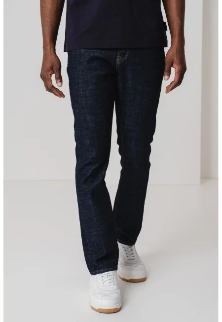 Дънки със стандартна кройка - Ултрамарин синьо