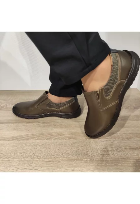 Ежедневни мъжки обувки  805 Khaki - Каки - Каки
