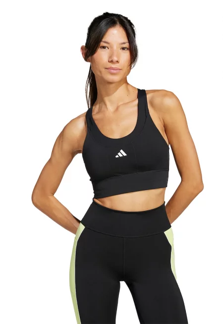 Фитнес бюстие с изрязан гръб