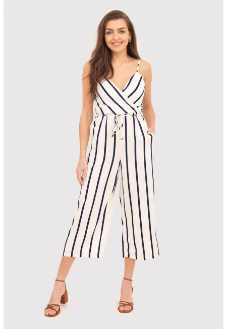 Гащеризон на райета в кремаво и тъмносиньо PA617 - Екрю