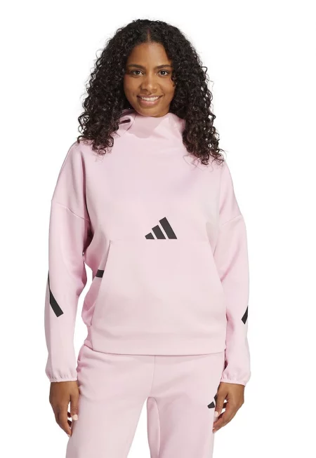 Худи Z.N.E. с джоб кенгуру - Розово