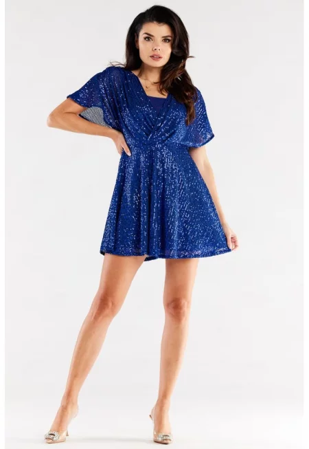 Къса рокля с къс ръкав A488