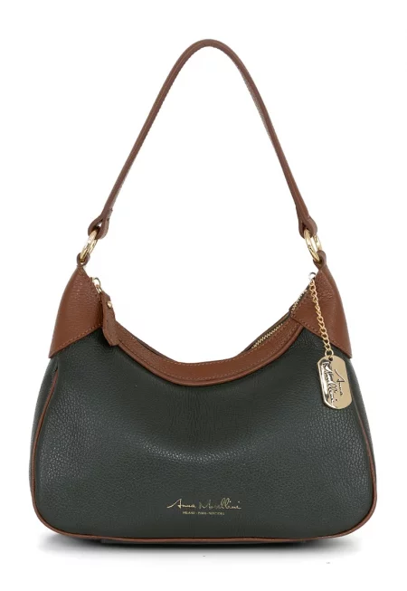 Кожена чанта през рамо Sabbatina с отделяща се презрамка