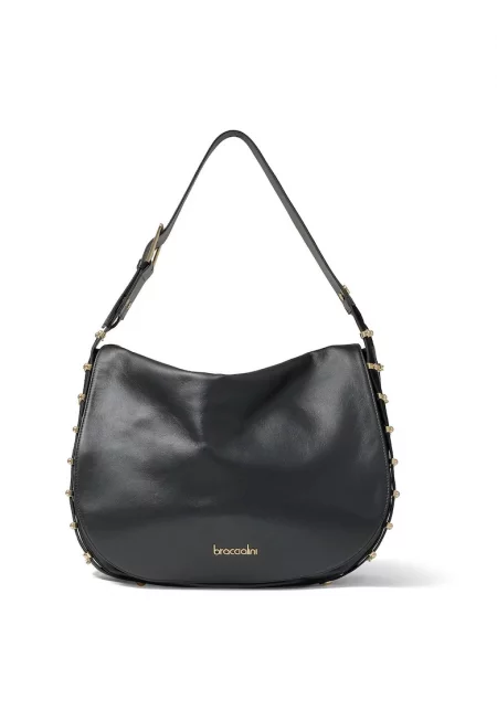 Кожена чанта с лого