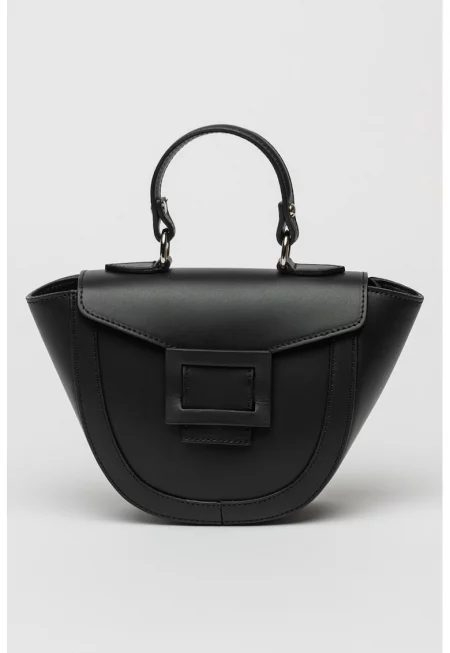 Кожена чанта с регулируема и отделяща се презрамка