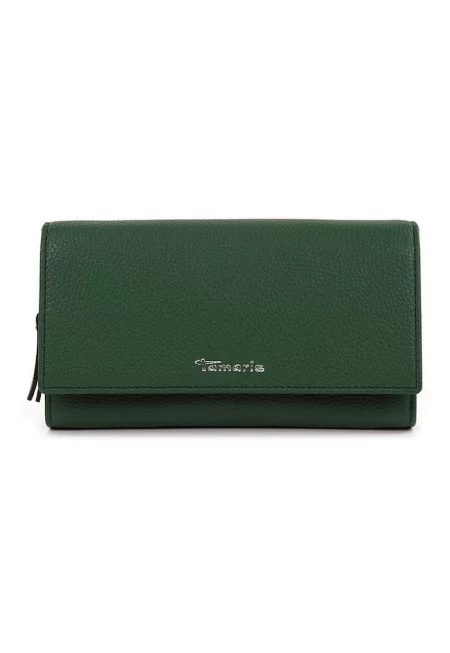 Кожено портмоне Amanda - Зелен/Тъмнозелен