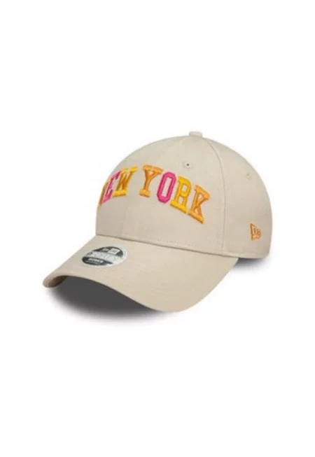 Мъжка шапка  9Forty Newe - памучна - бежова/оранжева