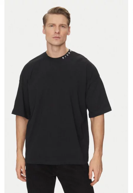 Мъжка тениска -  304370762 - Памук - Черен - Черен