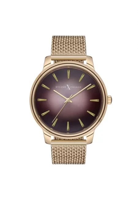 Мъжки часовник  MEX3155 - 44 мм корпус - стоманена каишка - 3 ATM