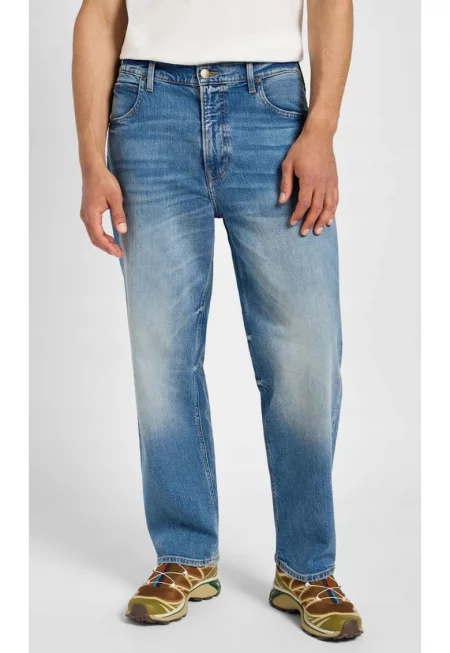 Мъжки дънки  Asher Charlie - свободна кройка - памук/еластан - син