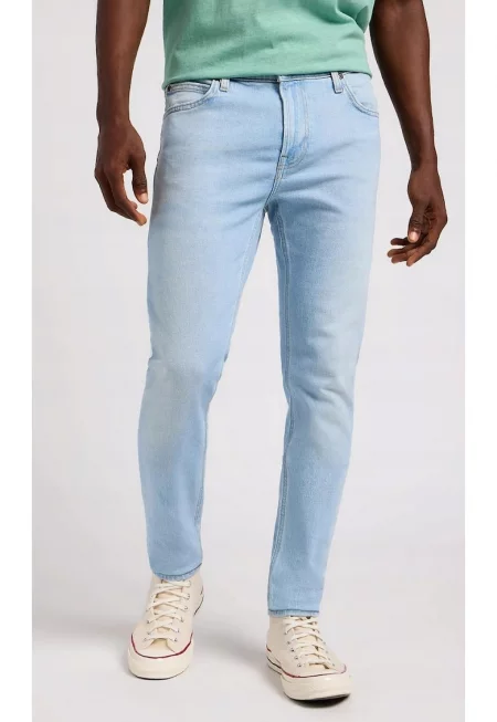 Мъжки дънки  Malone - памук/еластан - светлосин - - - - -