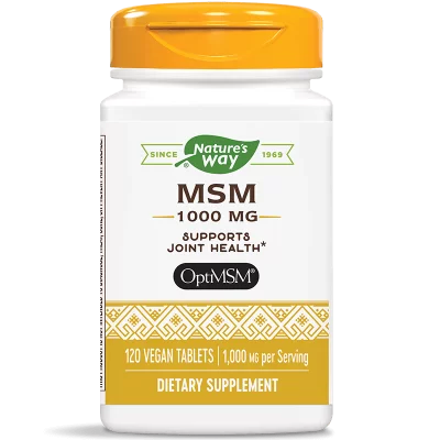 МетилСулфонилМетан (OptiMSM®) - За здрави стави, 1000 mg, 120 таблетки