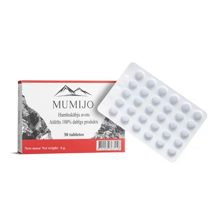 Мумио (шилажит) – Чист екстракт от Киргизстан, 200 mg, 30 таблетки