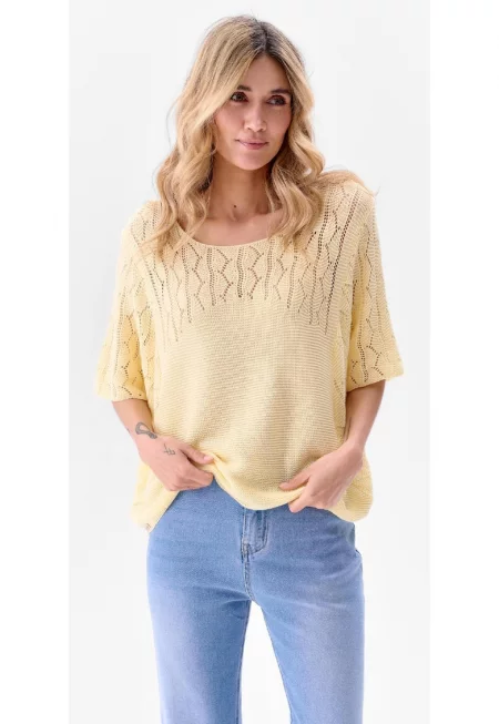 Naja Scoop Neckline Sweater