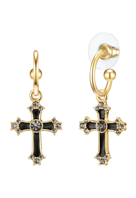 Обеци с 14K злато - Златист