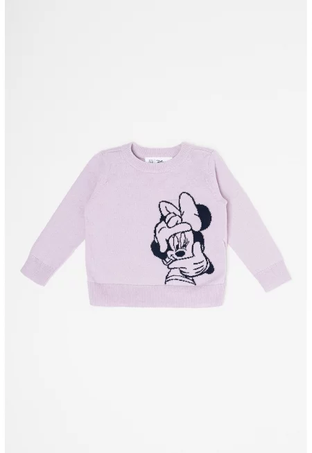 Памучен пуловер Minnie Mouse