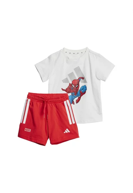 Памучна тениска с принт и къс панталон