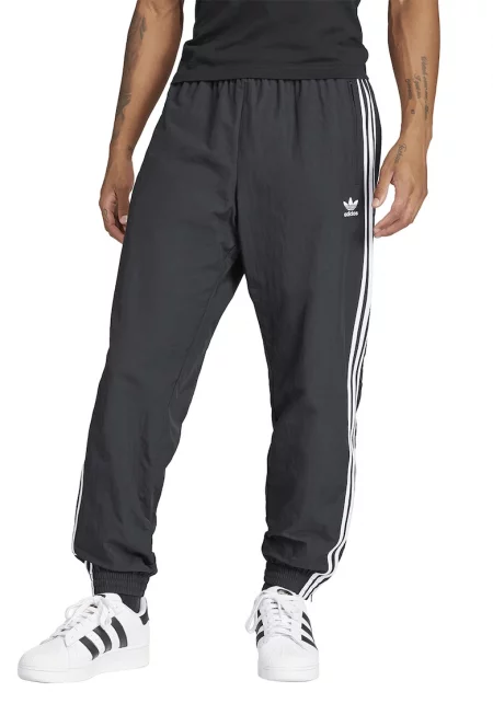 Панталон Firebird с ципове на подгъвите - Бял/Черен