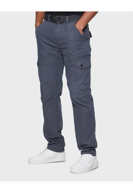 Панталон карго Pane 2619 с колан - Въглен сиво