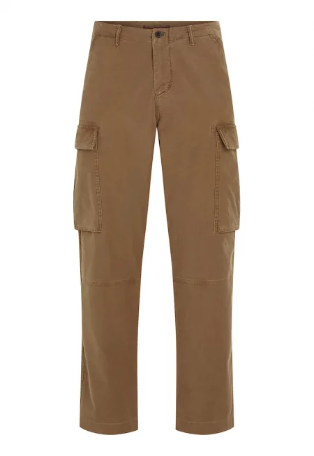 Панталон карго с памук - Светлокафяв