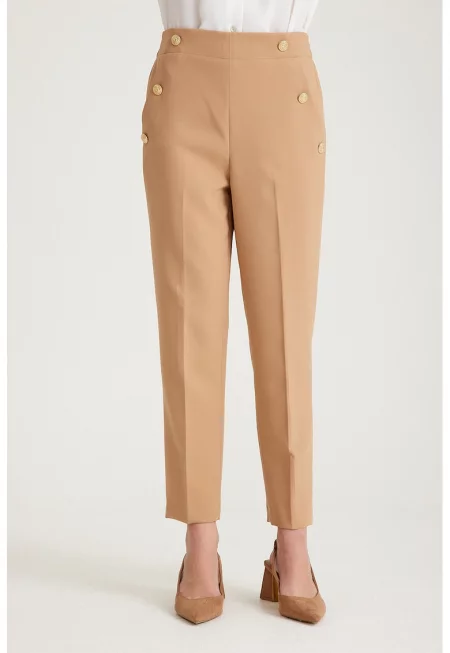 Панталон с висока и еластична талия