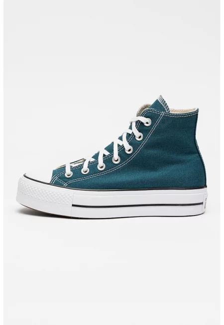 Платнени кецове Chuck Taylor All Star Lift с равна платформа - Персийско зелено