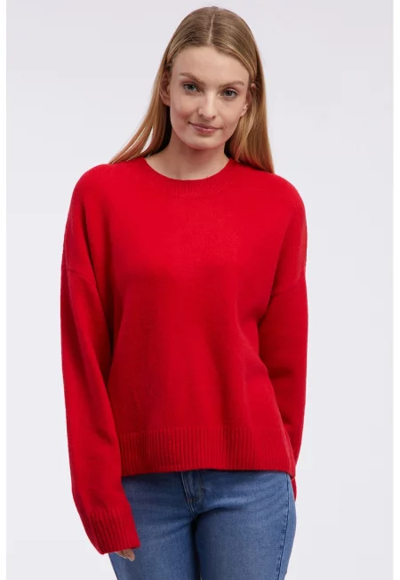 Плетен пуловер