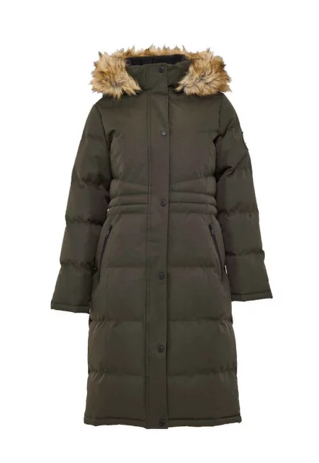 Подплатено зимно яке Arnie 5983 с еко пух и качулка