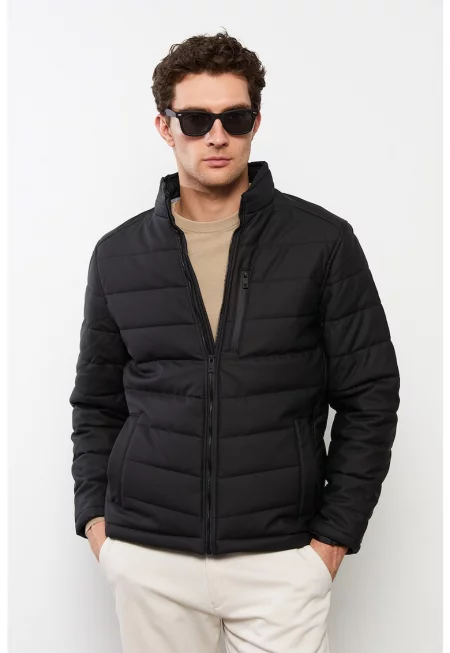 Подплатено зимно яке с капитониран дизайн