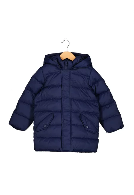 Подплатено зимно яке с отделяща се качулка