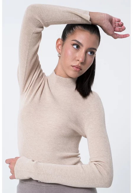 Поло с кашмир и смес с коприна