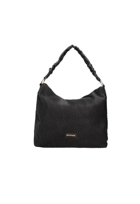 Релефна чанта Хобо от еко кожа