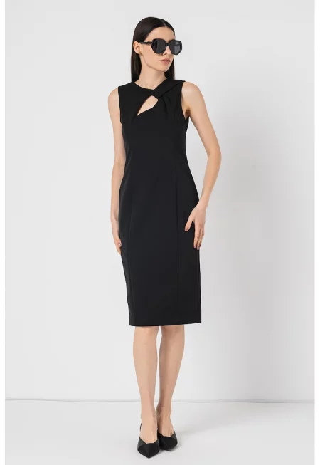 Рокля Bolla с отвор отпред - Черен