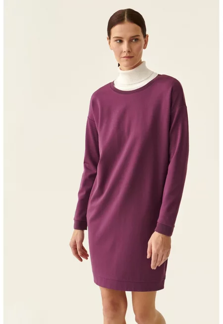 Рокля тип суитшърт със свободна кройка