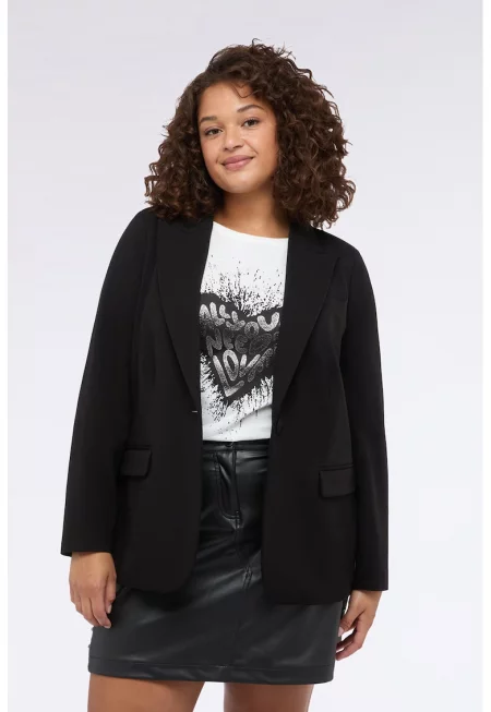 Сако с джобове с капаче