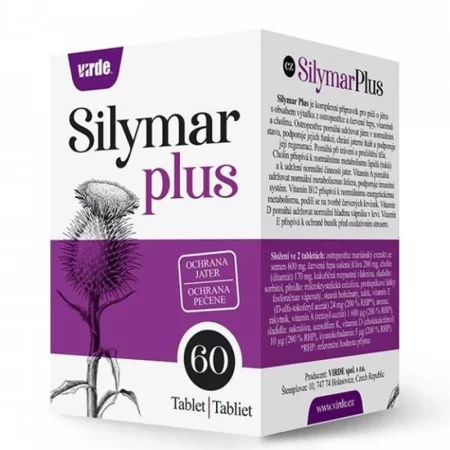 Silymar Plus – За здрав черен дроб, С бял трън, холин и витамини, 60 таблетки