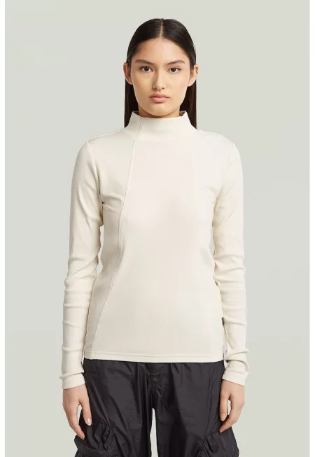 Слим блуза с памук