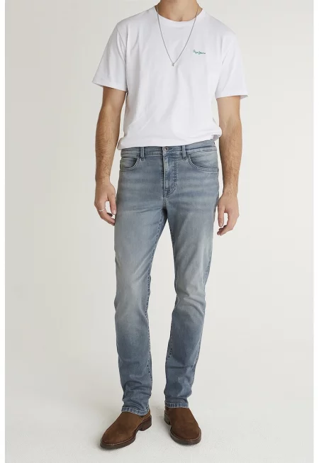 Слим дънки Hatch - Прашно синьо