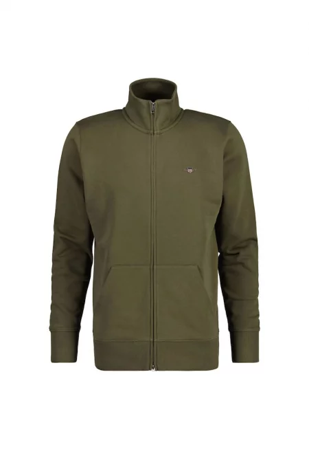 Суитшърт Shield с цип - Зелен