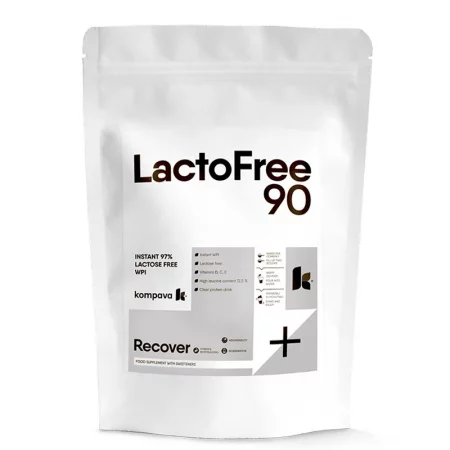 Суроватъчен протеин изолат без лактоза – За възстановяване и мускулна сила, LactoFree 90, вкус шоколад, 500 g / 16 дози
