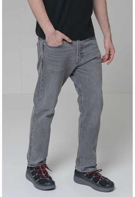 Свободни дънки - Сив