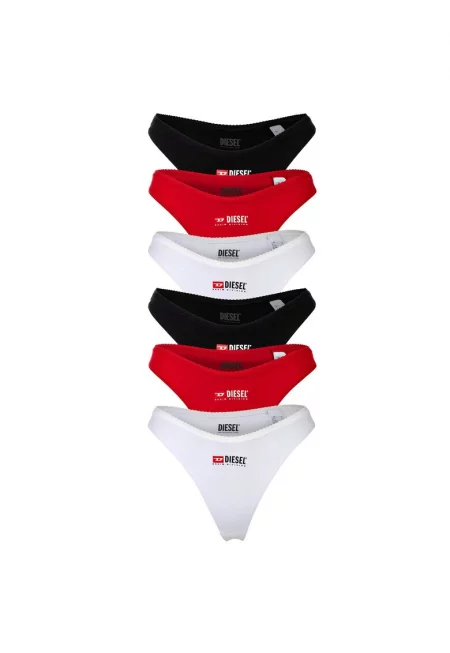 Танга Punchy D-Core - 6 чифта - Червен/Бял/Черен