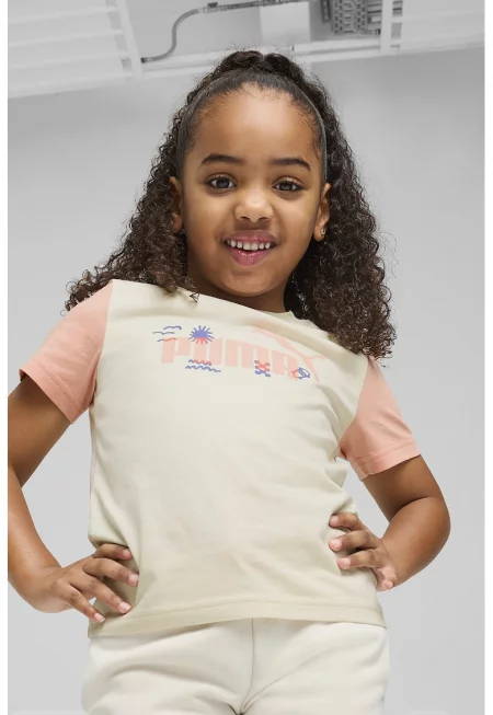 Тениска с лого на гърдите