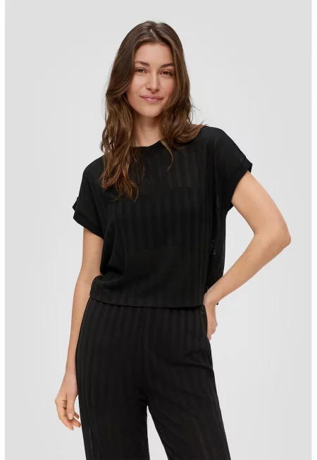 Тениска с паднали ръкави