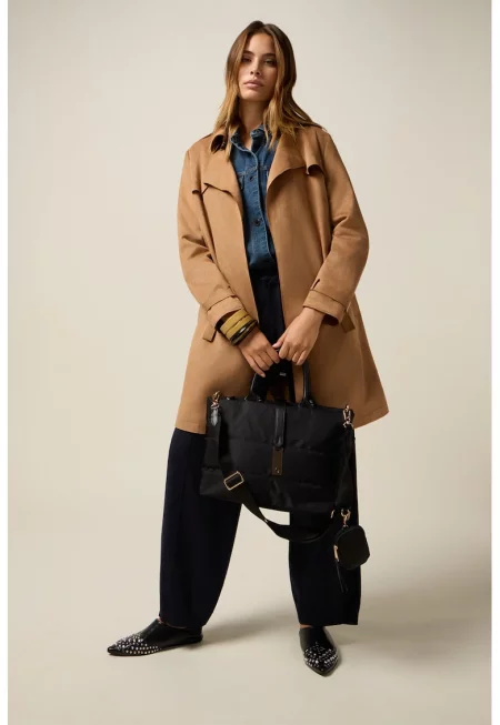 Тренч с колан - Камел