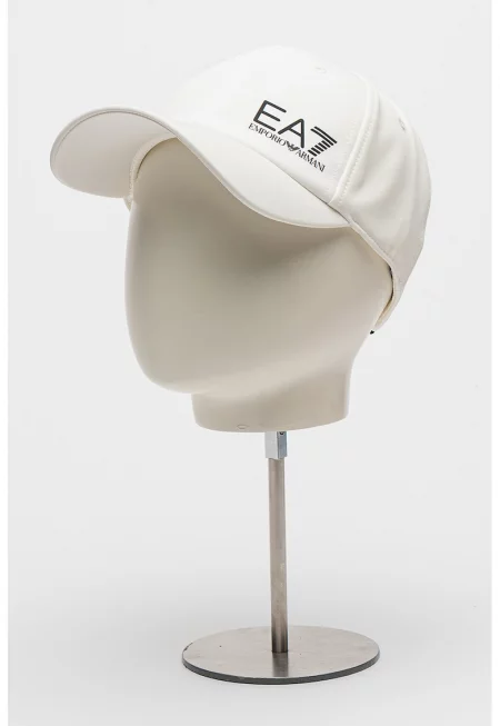 Унисекс шапка с велкро - Бял