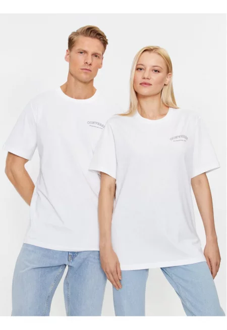 Унисекс тениска -  303250126 - Памук - Бяла - Бял