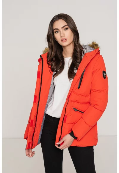 Ватирана зимна парка Crown Lady с качулка