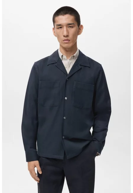 Яке с вълна с джобове